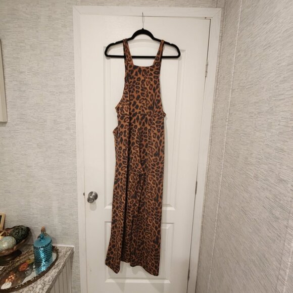 Blakeley Desigms Leopard Print Jumpsuit Size S/M BNWOT - Picture 4 of 5